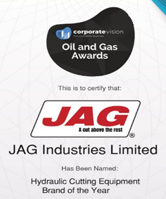 Corporate Vision Oil and Gas Awards - JAG Industries Limited, Hydraulic Cutting Equipment Brand of the Year